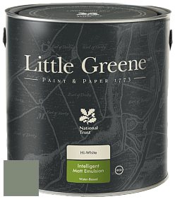 Краска Little Greene Ultimatt Intelligent Matt Emulsion матовая моющаяся краска цвет RAL 7033 