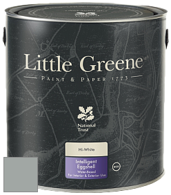 Краска Little Greene Intelligent Eggshell полуматовая моющаяся краска цвет LG107 Bone China Blue