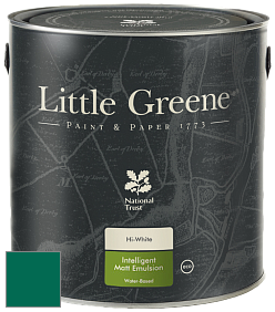 Краска Little Greene Ultimatt Intelligent Matt Emulsion матовая моющаяся краска цвет RAL 6016 