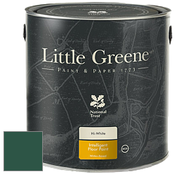 Краска Little Greene Intelligent Floor Paint полуглянцевая быстросохнущая краска цвет RAL 6028 