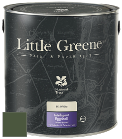 Краска Little Greene Intelligent Eggshell полуматовая моющаяся краска цвет RAL 6003 