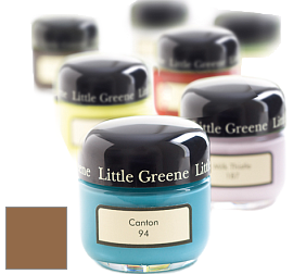 Краска Little Greene Sample Pot баночка краски цвет LG342 AFFOGATO