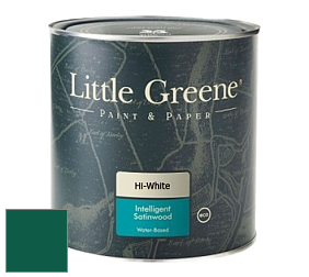 Краска Little Greene Intelligent Satinwood полуглянцевая моющаяся краска цвет NCS S 5540-B90G 