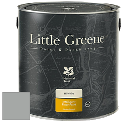 Краска Little Greene Intelligent Floor Paint полуглянцевая быстросохнущая краска цвет RAL 9006 