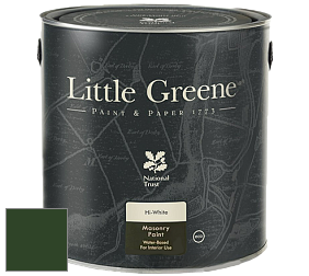 Краска Little Greene Intelligent Masonry Paint матовая колеруемая краска цвет LG88 Dark Brunswick Green