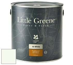 Краска Little Greene Traditional Oil Gloss высокоглянцевая масляная краска цвет LG346 Haye White