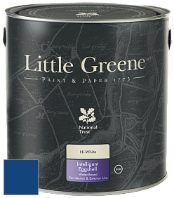 Краска Little Greene Intelligent Eggshell полуматовая моющаяся краска цвет RAL 5010 