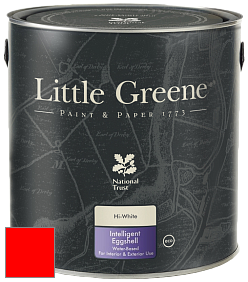 Краска Little Greene Intelligent Eggshell полуматовая моющаяся краска цвет RAL 3026 