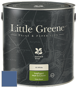 Краска Little Greene Ultimatt Intelligent Matt Emulsion матовая моющаяся краска цвет RAL 5023 