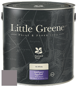 Краска Little Greene Intelligent Eggshell полуматовая моющаяся краска цвет NCS S 5005-R20B 