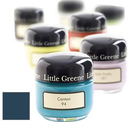 Краска Little Greene Sample Pot баночка краски цвет LG257 Royal Navy