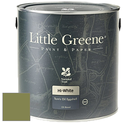 Краска Little Greene Tom’s Oil Eggshell полуматовая масляная краска цвет NCS S 4040-G50Y 