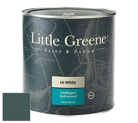 Краска Little Greene Intelligent Satinwood полуглянцевая моющаяся краска цвет LG312 Harley Green