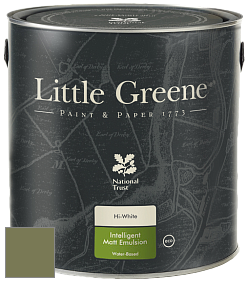 Краска Little Greene Ultimatt Intelligent Matt Emulsion матовая моющаяся краска цвет LG371 Hillside
