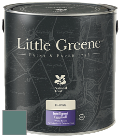 Краска Little Greene Intelligent Eggshell полуматовая моющаяся краска цвет NCS S 5020-B70G 