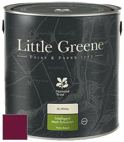 Краска Little Greene Ultimatt Intelligent Matt Emulsion матовая моющаяся краска цвет RAL 4004 