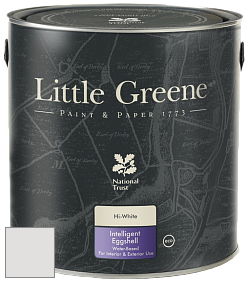 Краска Little Greene Intelligent Eggshell полуматовая моющаяся краска цвет NCS S 1001-R 