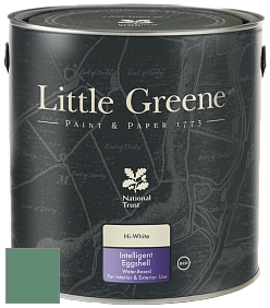 Краска Little Greene Intelligent Eggshell полуматовая моющаяся краска цвет NCS S 4030-G 