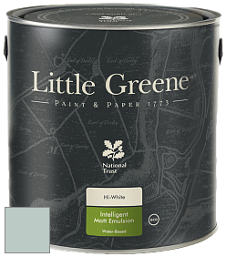 Краска Little Greene Ultimatt Intelligent Matt Emulsion матовая моющаяся краска цвет LG366 Celestial Blue - Deep