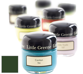 Краска Little Greene Sample Pot баночка краски цвет LG88 Dark Brunswick Green