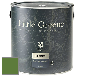 Краска Little Greene Tom’s Oil Eggshell полуматовая масляная краска цвет NCS S 3560-G30Y 