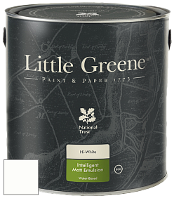 Краска Little Greene Ultimatt Intelligent Matt Emulsion матовая моющаяся краска цвет LG222 Loft White