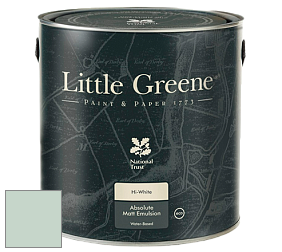 Краска Little Greene Absolute Matt Emulsion матовая краска для потолка цвет LGGr284 Aquamarine Mid