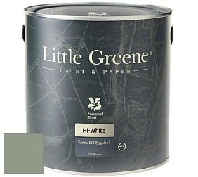 Краска Little Greene Tom’s Oil Eggshell полуматовая масляная краска цвет NCS S 4010-G30Y 