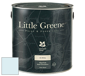 Краска Little Greene Absolute Matt Emulsion матовая краска для потолка цвет LG248 Delicate Blue