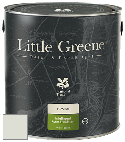 Краска Little Greene Ultimatt Intelligent Matt Emulsion матовая моющаяся краска цвет RAL 9002 