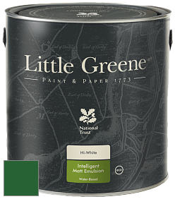 Краска Little Greene Ultimatt Intelligent Matt Emulsion матовая моющаяся краска цвет RAL 6002 