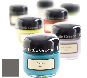 Краска Little Greene Sample Pot баночка краски цвет LG118 Dark Lead Colour