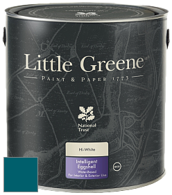 Краска Little Greene Intelligent Eggshell полуматовая моющаяся краска цвет NCS S 5045-B10G 