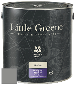Краска Little Greene Intelligent Eggshell полуматовая моющаяся краска цвет RAL 9007 