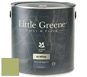 Краска Little Greene Tom’s Oil Eggshell полуматовая масляная краска цвет NCS S 2040-G50Y 