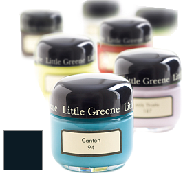 Краска Little Greene Sample Pot баночка краски цвет LG221 Basalt