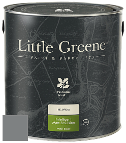 Краска Little Greene Ultimatt Intelligent Matt Emulsion матовая моющаяся краска цвет RAL 9023 