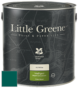 Краска Little Greene Ultimatt Intelligent Matt Emulsion матовая моющаяся краска цвет RAL 6026 