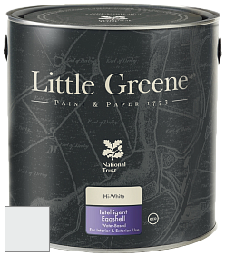 Краска Little Greene Intelligent Eggshell полуматовая моющаяся краска цвет NCS S 0601-B 