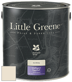 Краска Little Greene Intelligent Eggshell полуматовая моющаяся краска цвет LG352 Hammock - Mid