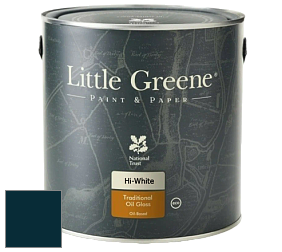Краска Little Greene Traditional Oil Gloss высокоглянцевая масляная краска цвет LG208 Hicks Blue