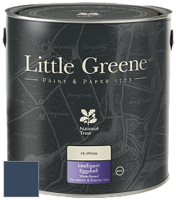 Краска Little Greene Intelligent Eggshell полуматовая моющаяся краска цвет NCS S 7020-R80B 