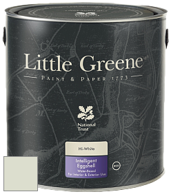 Краска Little Greene Intelligent Eggshell полуматовая моющаяся краска цвет NCS S 1005-G50Y 