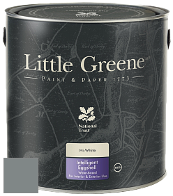 Краска Little Greene Intelligent Eggshell полуматовая моющаяся краска цвет NCS S 5005-B50G 