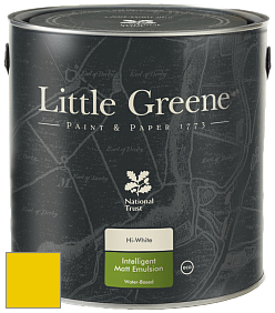 Краска Little Greene Ultimatt Intelligent Matt Emulsion матовая моющаяся краска цвет RAL 1023 