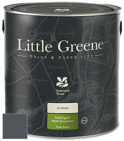 Краска Little Greene Ultimatt Intelligent Matt Emulsion матовая моющаяся краска цвет RAL 7015 