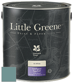 Краска Little Greene Intelligent Eggshell полуматовая моющаяся краска цвет NCS S 4020-B50G 