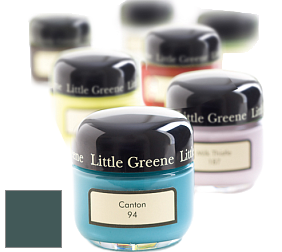 Краска Little Greene Sample Pot баночка краски цвет LG312 Harley Green