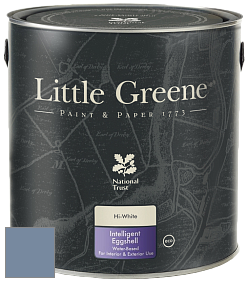 Краска Little Greene Intelligent Eggshell полуматовая моющаяся краска цвет NCS S 4020-R80B 