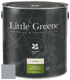 Краска Little Greene Ultimatt Intelligent Matt Emulsion матовая моющаяся краска цвет RAL 7040 